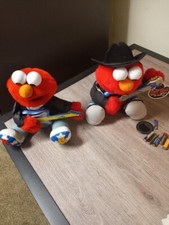 Rock N Roll Elmo Fully Working-Guitar Plays Music Sings And Shakes- Vintage 1998