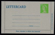 1979 QUEEN ELIZABETH II 20c LETTERCARD DECIMAL STAMP NEW PRISTINE CONDITION #6
