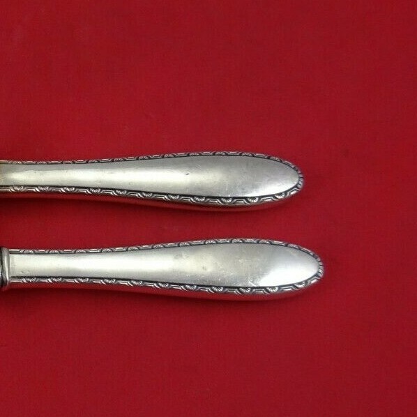 Manchester by Manchester Sterling Silver Roast Carving Set 2pc HH