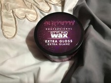 gummy professional hair styling wax new extra gloss new jar 5 oz
