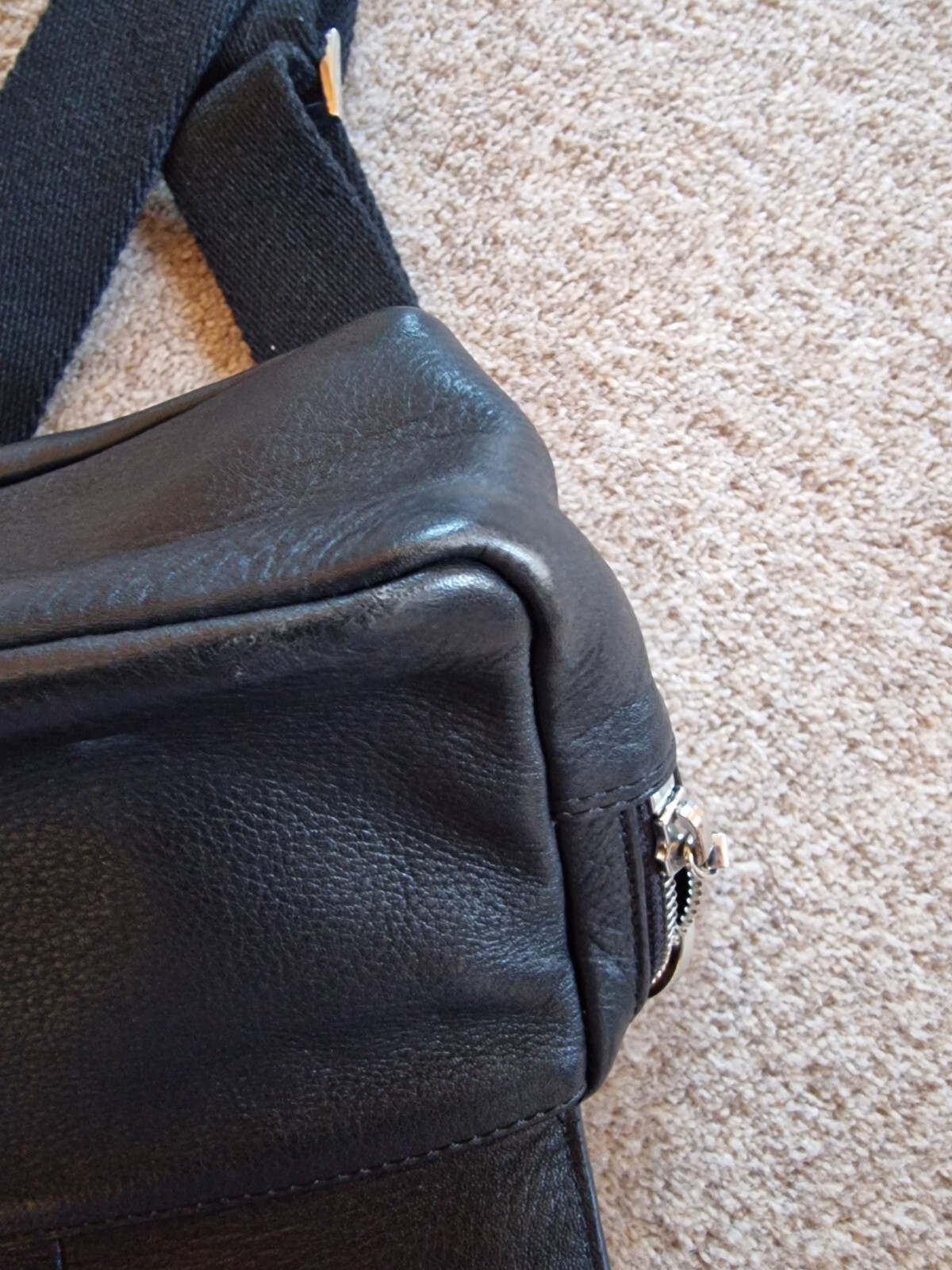 Whistles Leather Bibi Crossbody Bag Black eBay