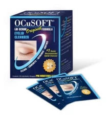 Ocusoft Lid Scrub Original Eyelid Cleanser - Pre-Moistened Eyelid Wipes 30 Count