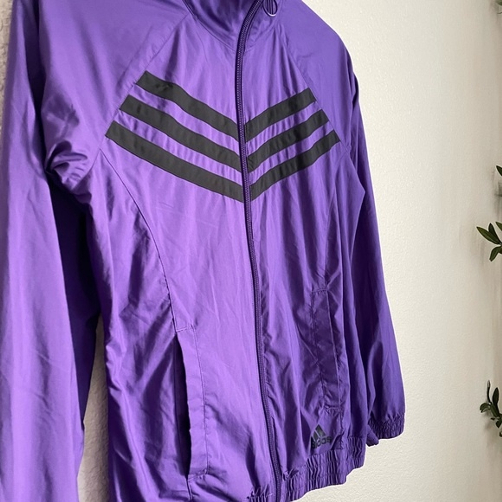 Adidas Women’s Windbreaker Jacket XS Purple eBay