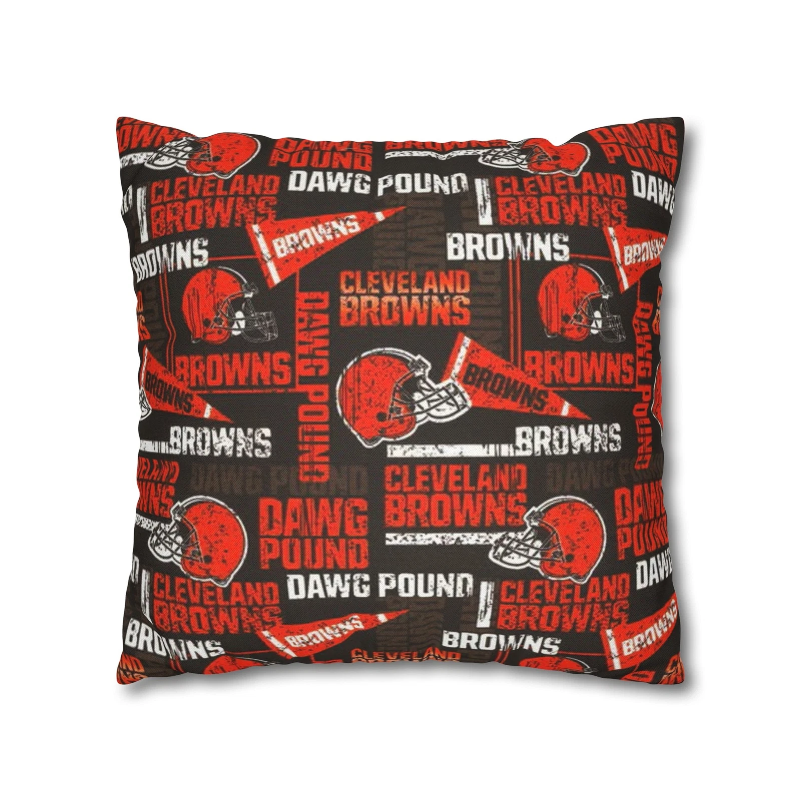 Cleveland Browns Spun Square Pillow Cover