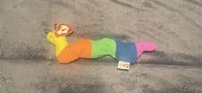 TY Beanie Baby Inch the Inchworm Toy and original happy meal toy, New, Rare