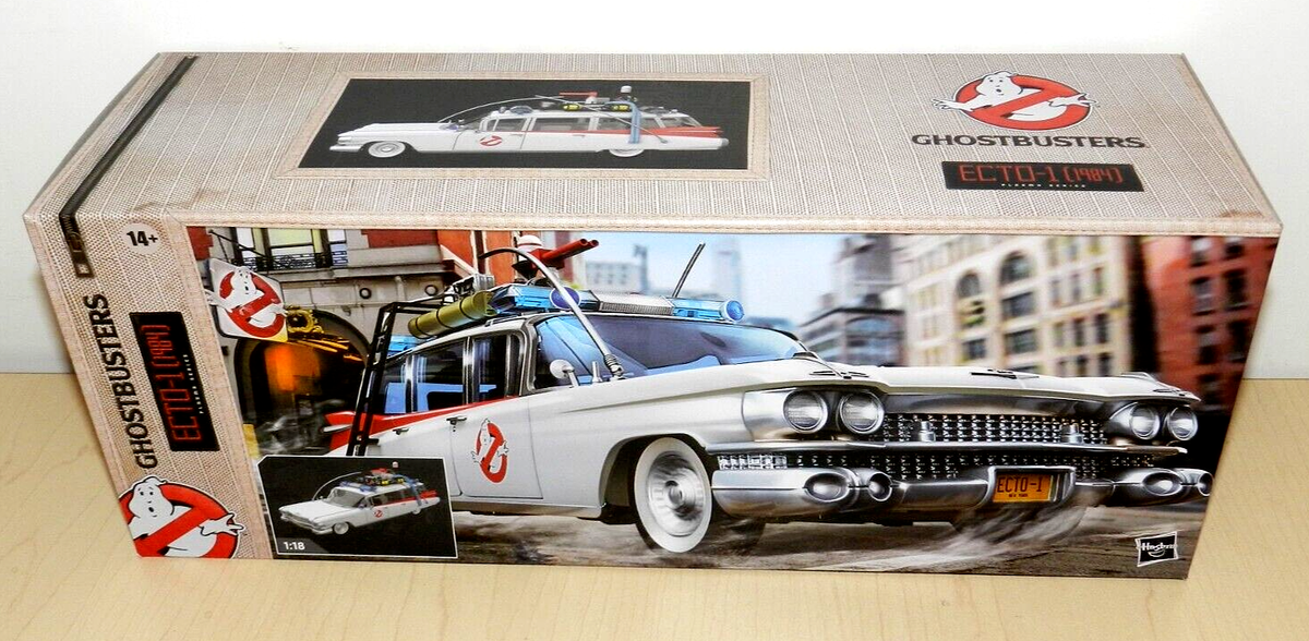 GHOSTBUSTERS HASBRO 1984 ECTO 1 PLASMA SERIES CAR 1:18 HASBRO