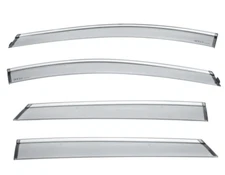 Chevy Bolt EV Side Window Deflectors W/ Chrome Trim,  2017-2023