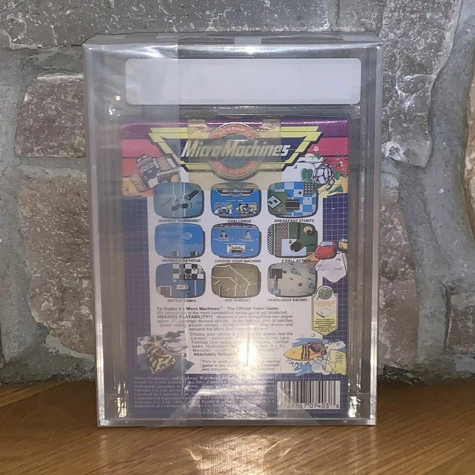 New Micro Machine NES Factory Sealed VGA 80+ Graded Unlicensed 1991 Camerica - Image 3 of 4