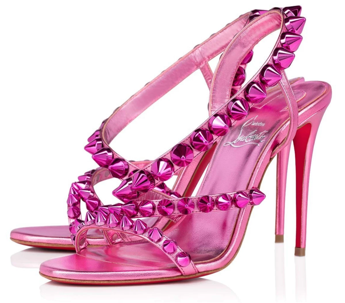 Christian Louboutin Women's Pink Spikes for sale | eBay