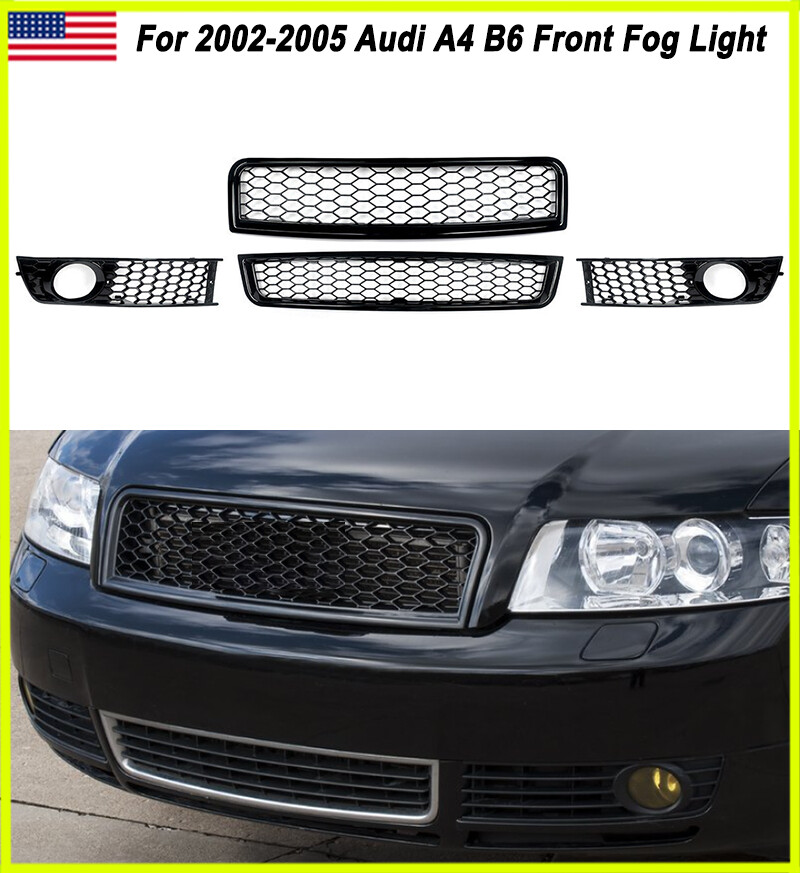 Original S-line Sportgrill Stoßstangengitter Stoßstange Gitter Audi A4 S4 8E B6