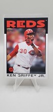 2021 Topps KEN GRIFFEY JR 1986 Topps 35th Anniversary #86B-14 Cincinnati Reds