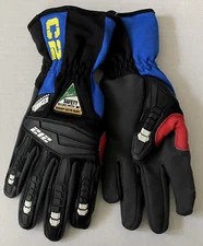 212 Performance Gloves Black Blue Impact Cut Resistant Level 2 Mens Size Med NWT