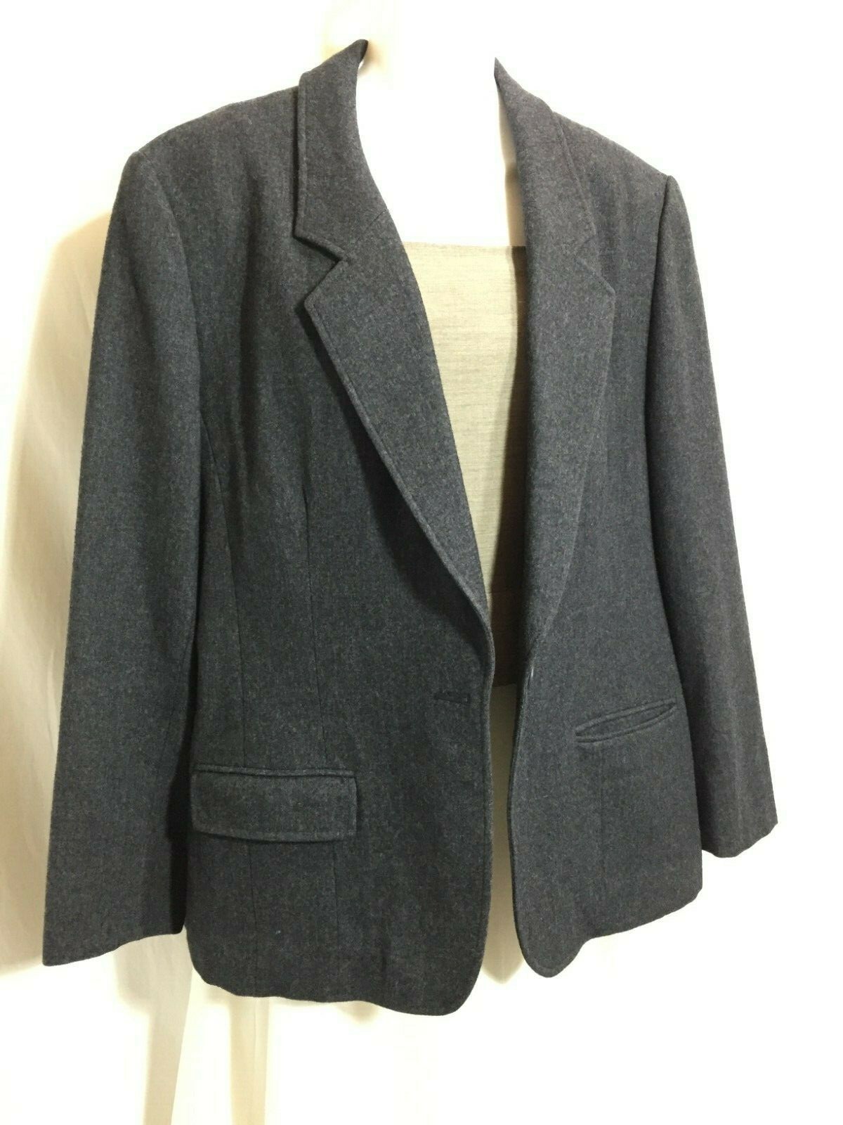 Vintage Pendleton Jacket Size 16 Classic Gray Woo… - image 8