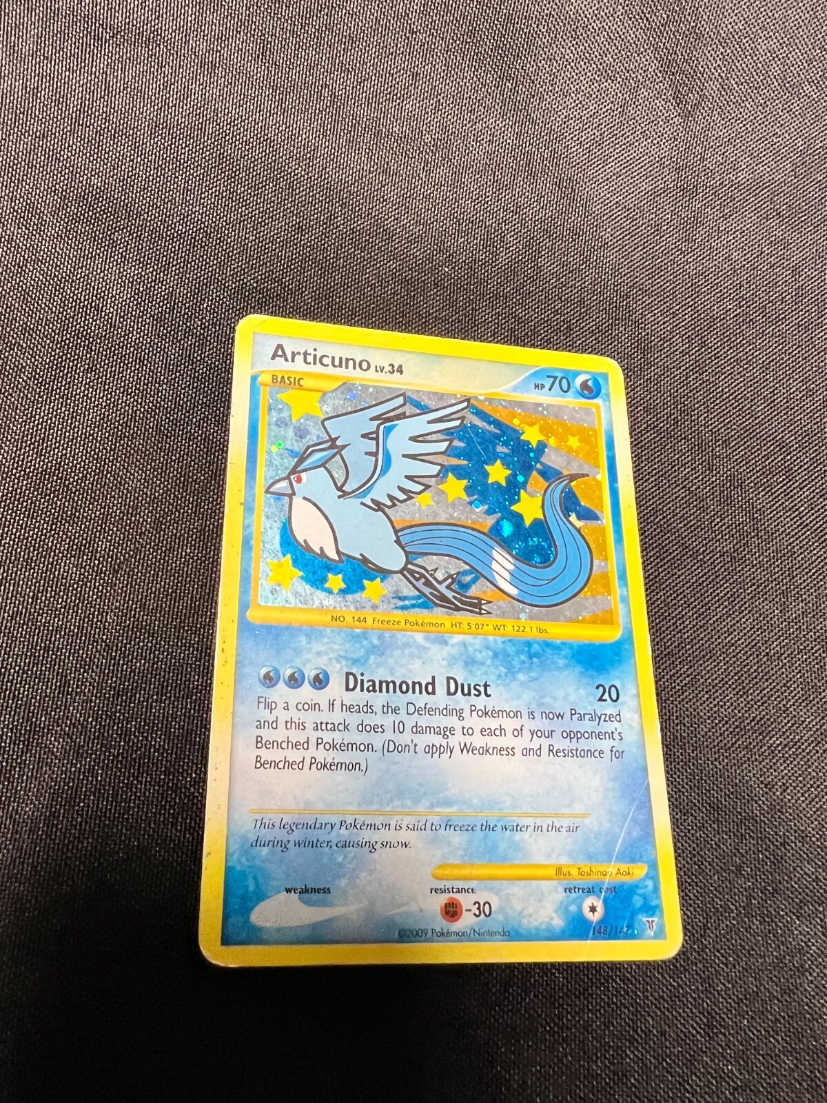 Pokémon TCG Articuno Supreme Victors 148/147 Holo Rare Card