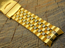 Vintage NOS Unused Deployment Clasp Stainless Steel 20mm Watch Band Bracelet