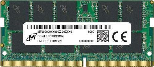 Micron MTA9ASF2G72HZ-3G2R memoria 16 GB 1 x 16 GB DDR4 3200 MHz Data Integrity C