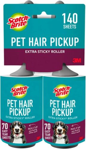 Pet Hair Pickup Extra Sticky Lint Roller, Designed for Removing Fur + Fluff on C