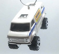 Christmas Ornament for Chevy Van 4x4 White