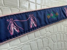 Leather Man Ltd Belt Girls 20 Ballet Shoes Roses Ballerina Slippers Brass USA