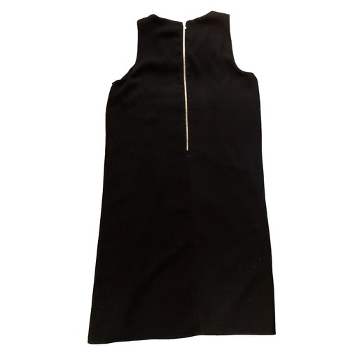 Catherine Malandrino Dress 6 Black Shift Sleeveless Lined Back Zip LBD Cocktail - Picture 5 of 5