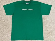 Eagle USA T-Shirt Mens XL Made in America Nucor Regular Fit Crew Neck Green
