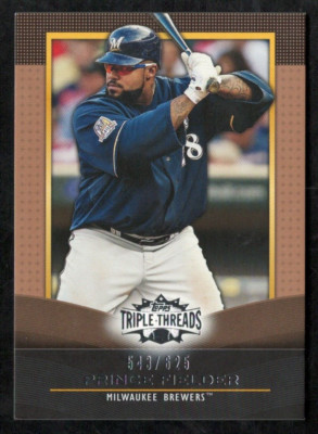 Prince Fielder 2011 Topps Triple Threads Sepia /625 #73 Parallel Card