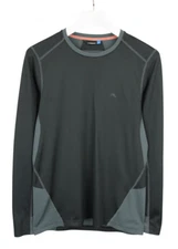 J.Lindeberg Active LS Tee AC Hexa Knit T-Shirt Men Small Long Sleeve Jersey