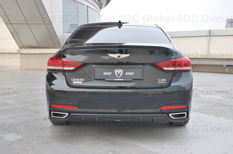 Image 21 - M&amp;amp;S Rear Diffuser [Matte Black] for Hyundai Genesis Sedan DH 2015~16 *US Stock*