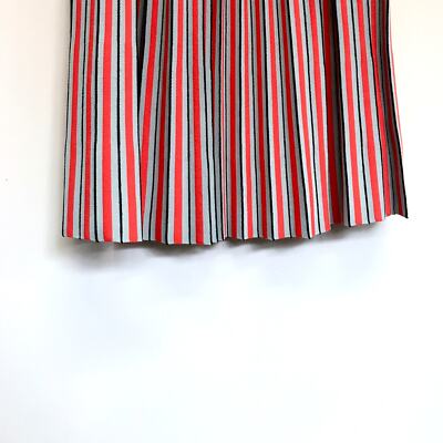 NWT $890 Proenza Schouler Blue Red Viscose Knit Pleat Stripe