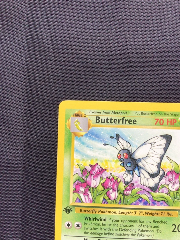 Pokemon Cards: Jungle 1st Edition Uncommon: Butterfree 33/64 - Image 2 of 4