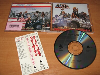 LIZZY BORDEN - Menace To Society - ORG 1st JAPAN press MEGARARE OOP!!!