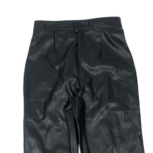 Wildfox Faux Leather Pants Trousers Split Leg High Rise Size M Club Party 90s - Bild 7 von 9