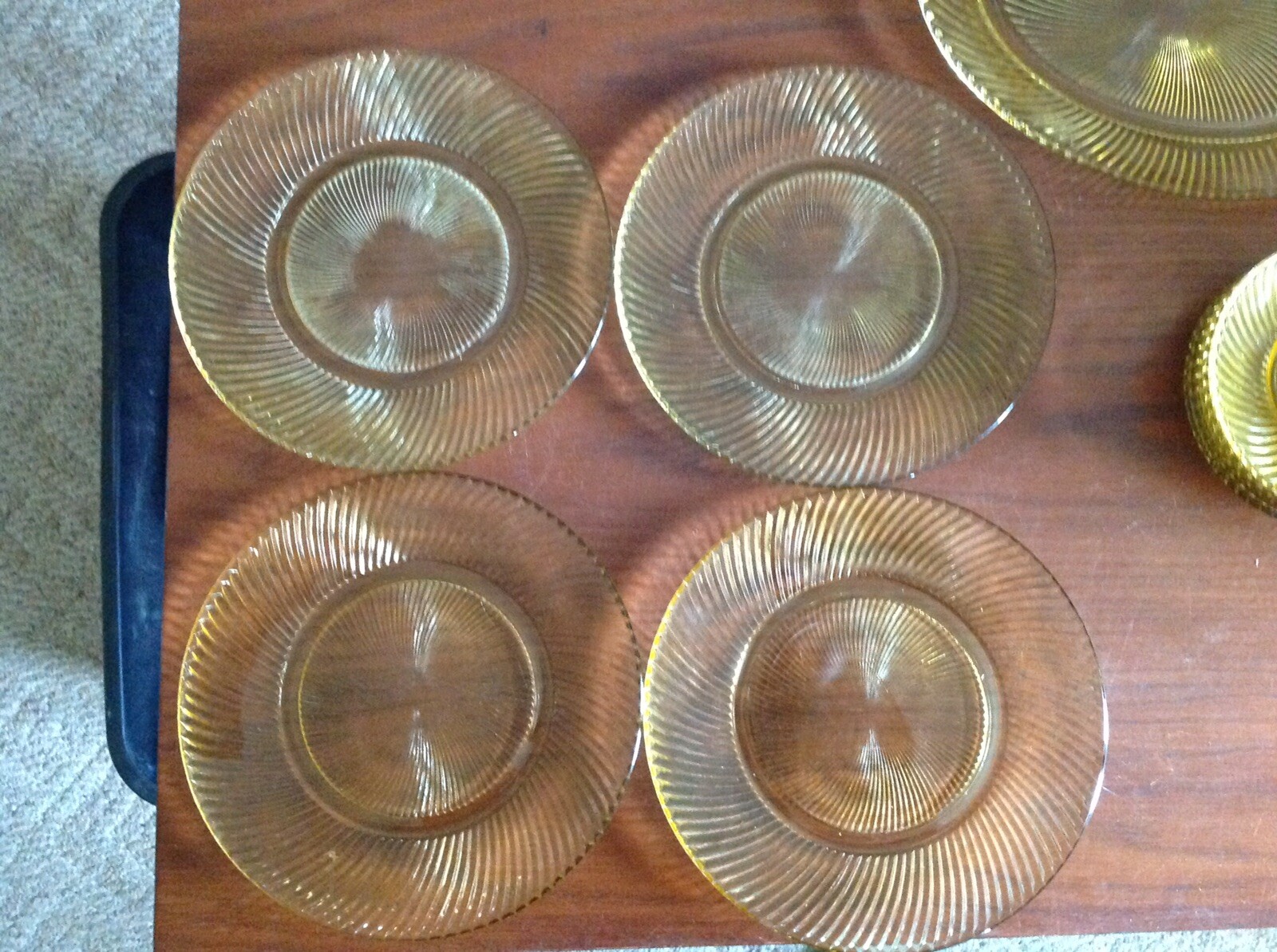 Vintage Yellow Glass Dishes eBay