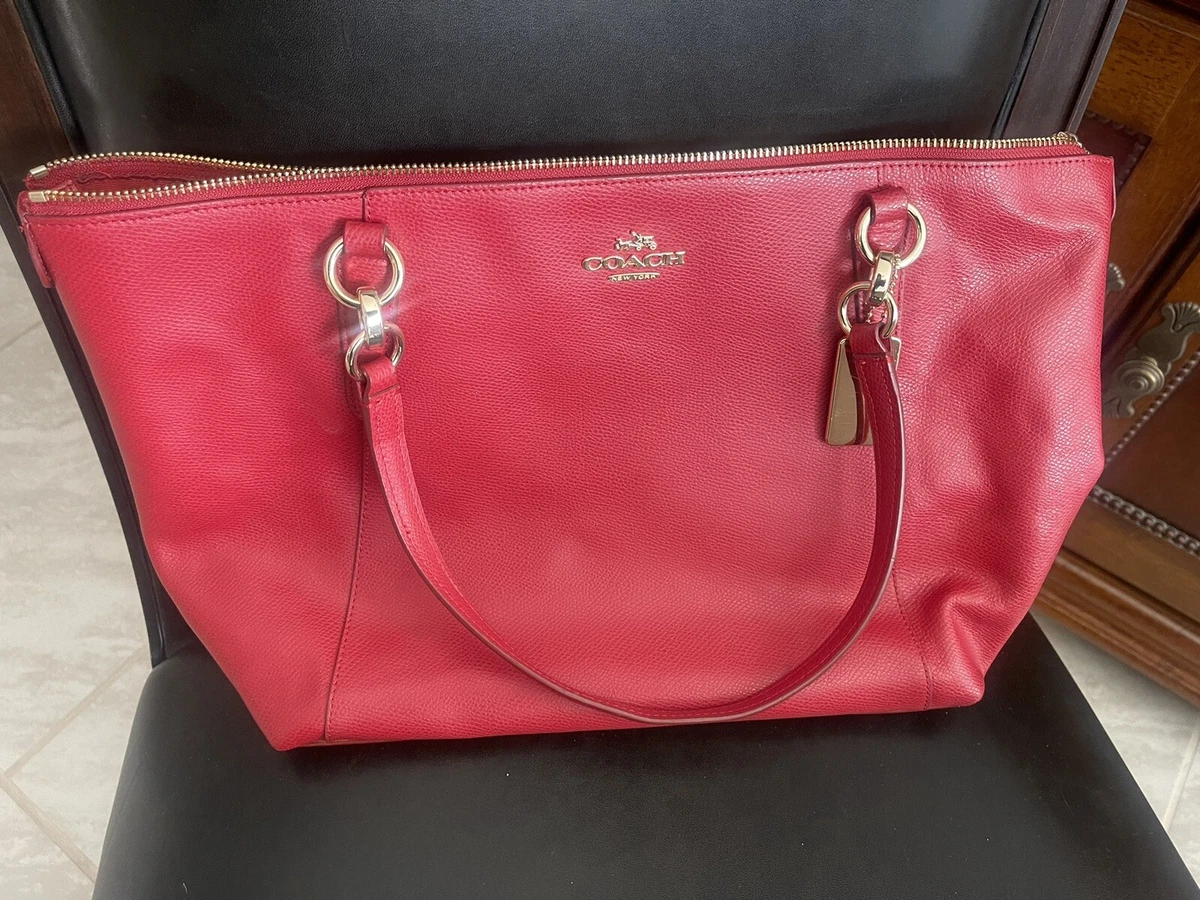 Red Leather Coach Purse 9188 for sale online | eBay