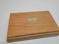 jewlery box wood initials DWJ / sn2530 R2
