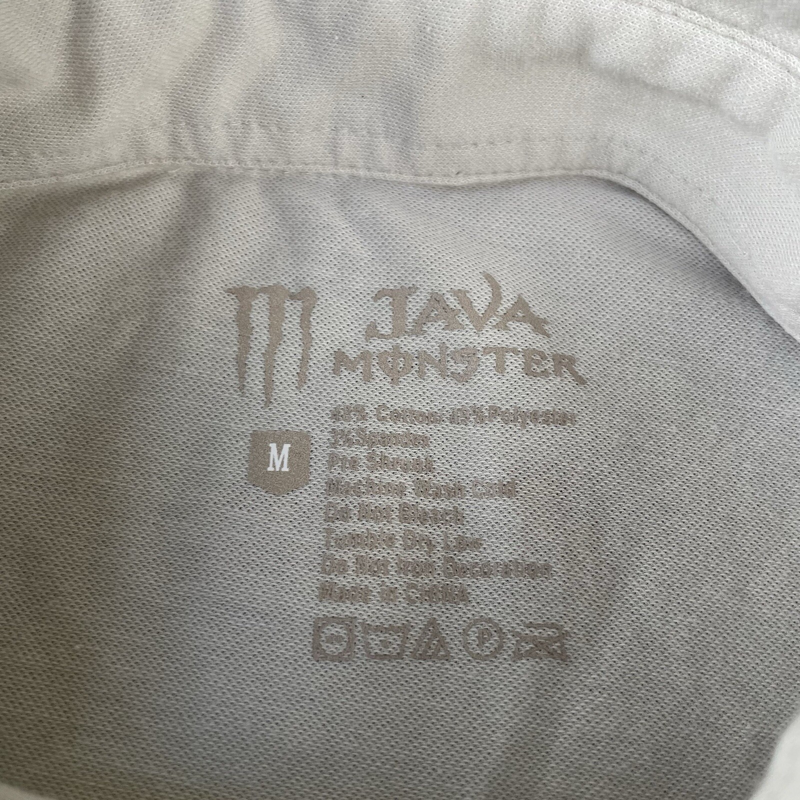 Monster Energy Java Monster Shirt Men Medium Tan … - image 3