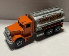 Vintage 1979 Hot Wheels Blackwall Peterbilt California Tanker Fuel Truck HK