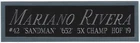MARIANO RIVERA NEW YORK Yankees NAMEPLATE FOR AUTOGRAPHED Signed BASEBALL JERSEY