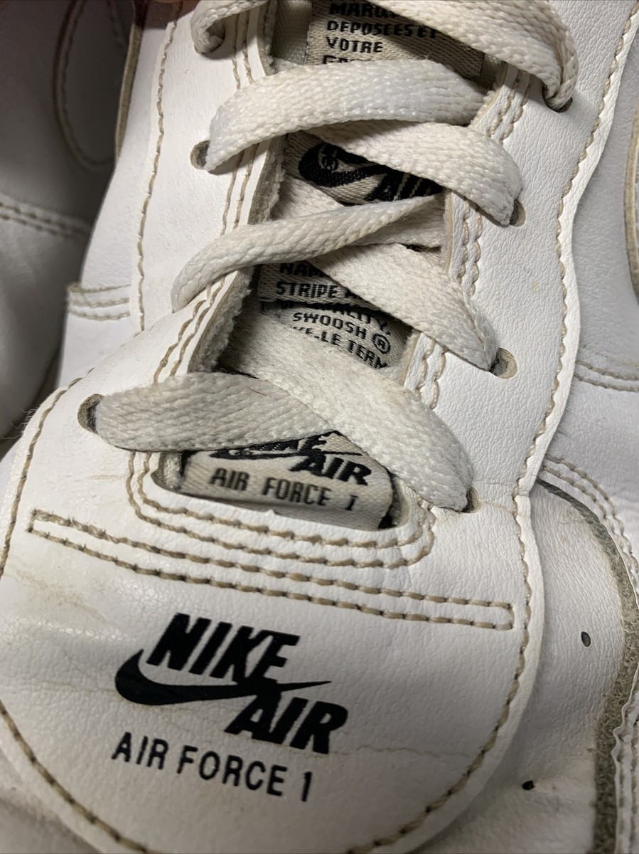 Nike Air Force 1 LV8 3 Sneaker Youth 7Y White Black Low Top  display picture 1