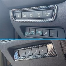 For Mazda CX-50 Carbon Fiber Interior Dashboard Switch Cover Trims Accessories