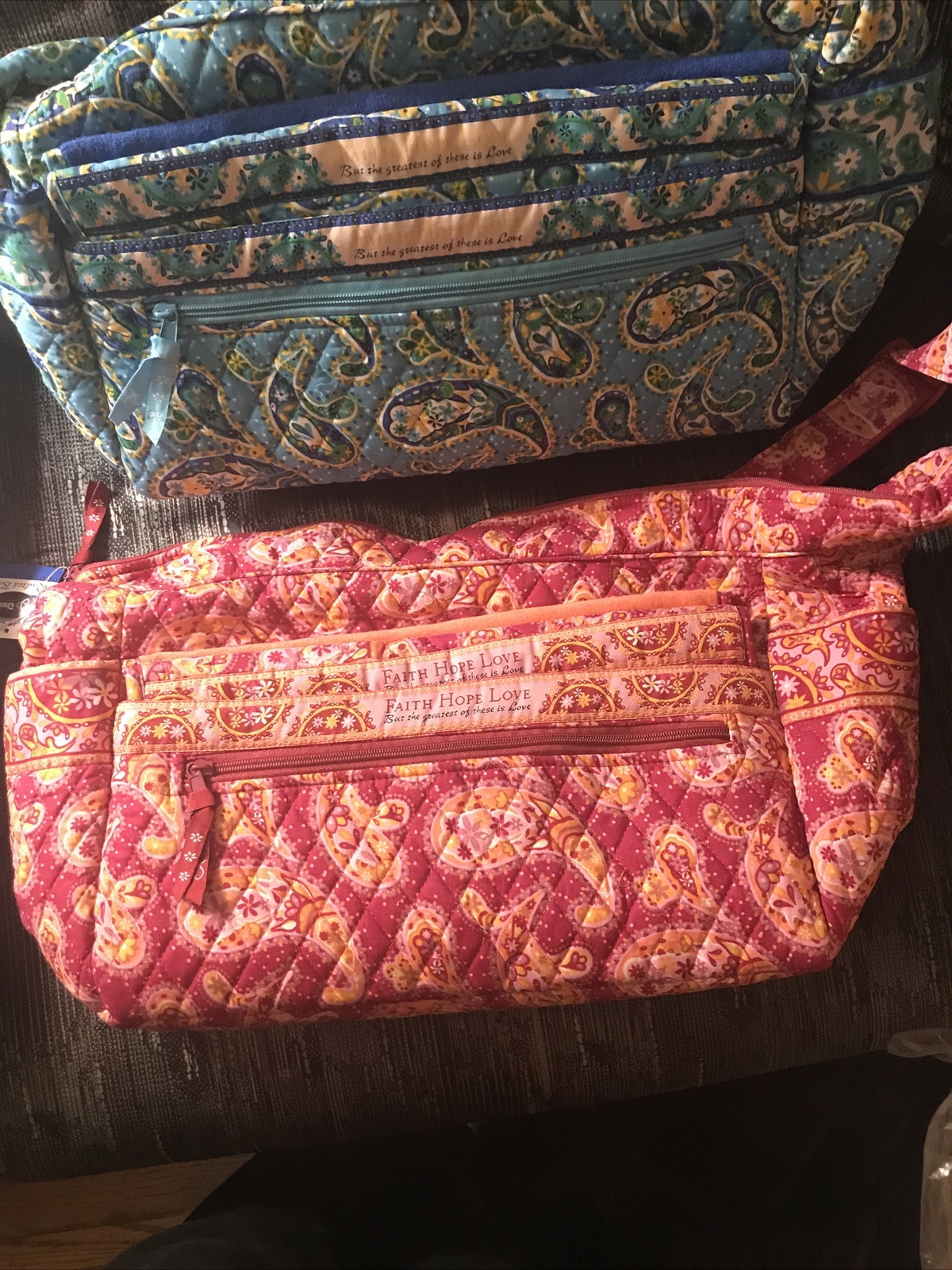 Large Diaper Bag with Changing Pad in Blue or Pink Brand New-image
