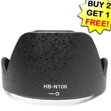 HB-N106 Bayonet Lens Hood for Nikon D3200 18-55mm f3.5-5.6G VR AF-P 10-100mm PD