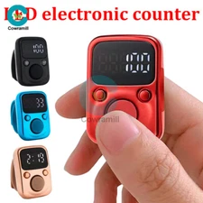 LCD Digital Electronic Tally Counter Tasbeeh Tasbi Tasbee Finger Ring Counter