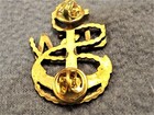 W W 1 ERA U S NAVY CHIEF PETTY OFFICER VISOR BADGE — photo 2
