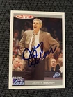 Jerry Sloan Signed Basketball Trading Card Autographed Utah Jazz Evansville Aces
