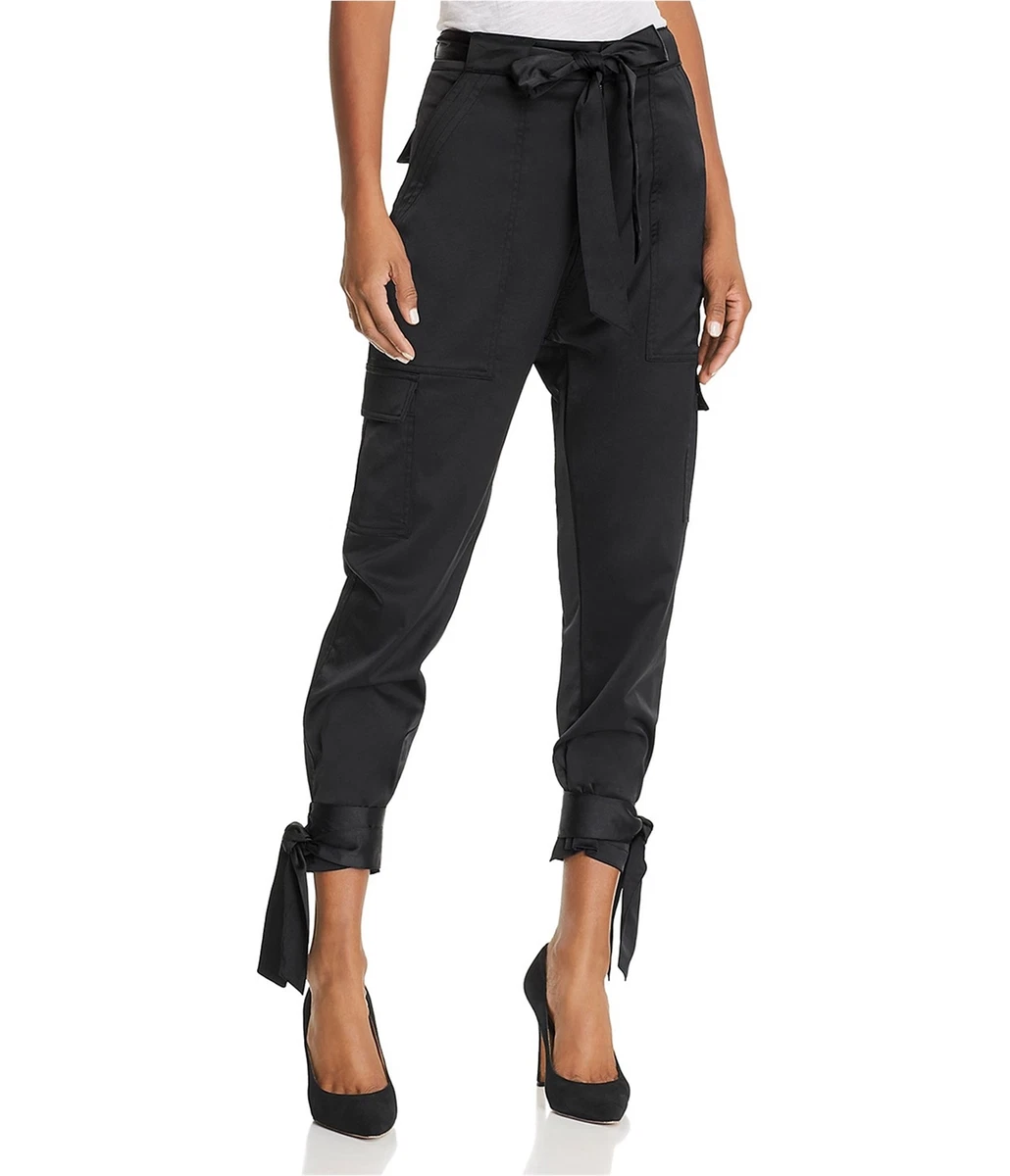 Joie Womens Erlette Casual Cargo Pants Black 0