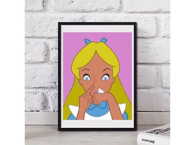 Alice im Wunderland Kunstdruck A3 signiert, limitiert auf 500 Drucke