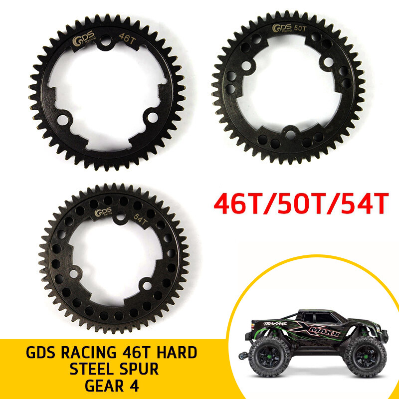 GDS Racing Steel Spur Gear 46T/50T/54T RC Monster Truck Traxxas XMAXX