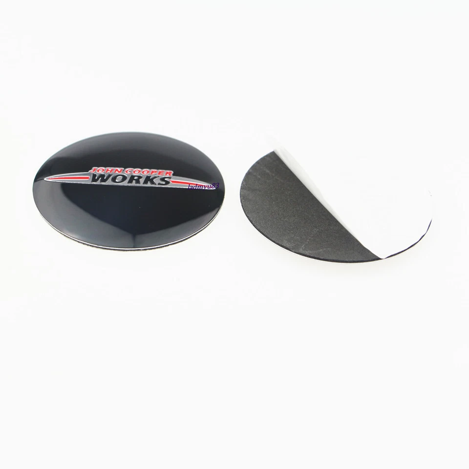 56MM JCW 2.2'' Wheel Center Cap Sticker for John Cooper Works R50 R52 R53 R56 - Image 2 of 2