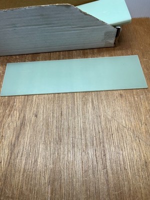 3-1/2'' X 12'' X 1/8'' Garolite Flame Retardant G-10/FR4 Green Flat Fiberglass USA